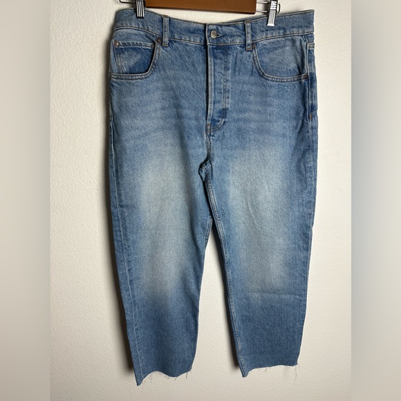 Boyish Tommy Stretch in Eternal Sunshine High Rise Straight Jeans Women 30 NWT - Picture 2 of 10